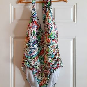 Lauren Ralph Lauren Womans Sz 16 Bathing Suit